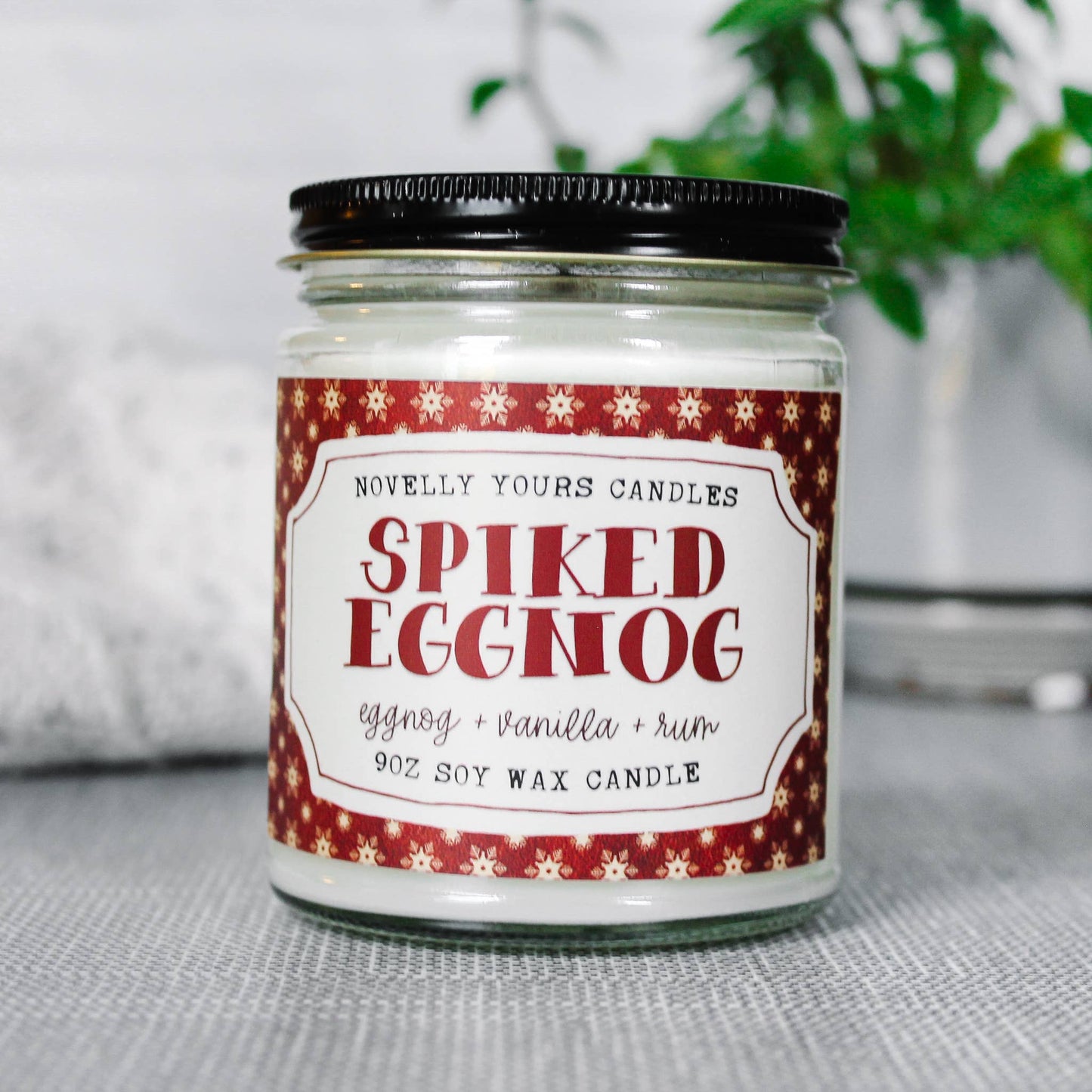 Spiked Eggnog Candle
