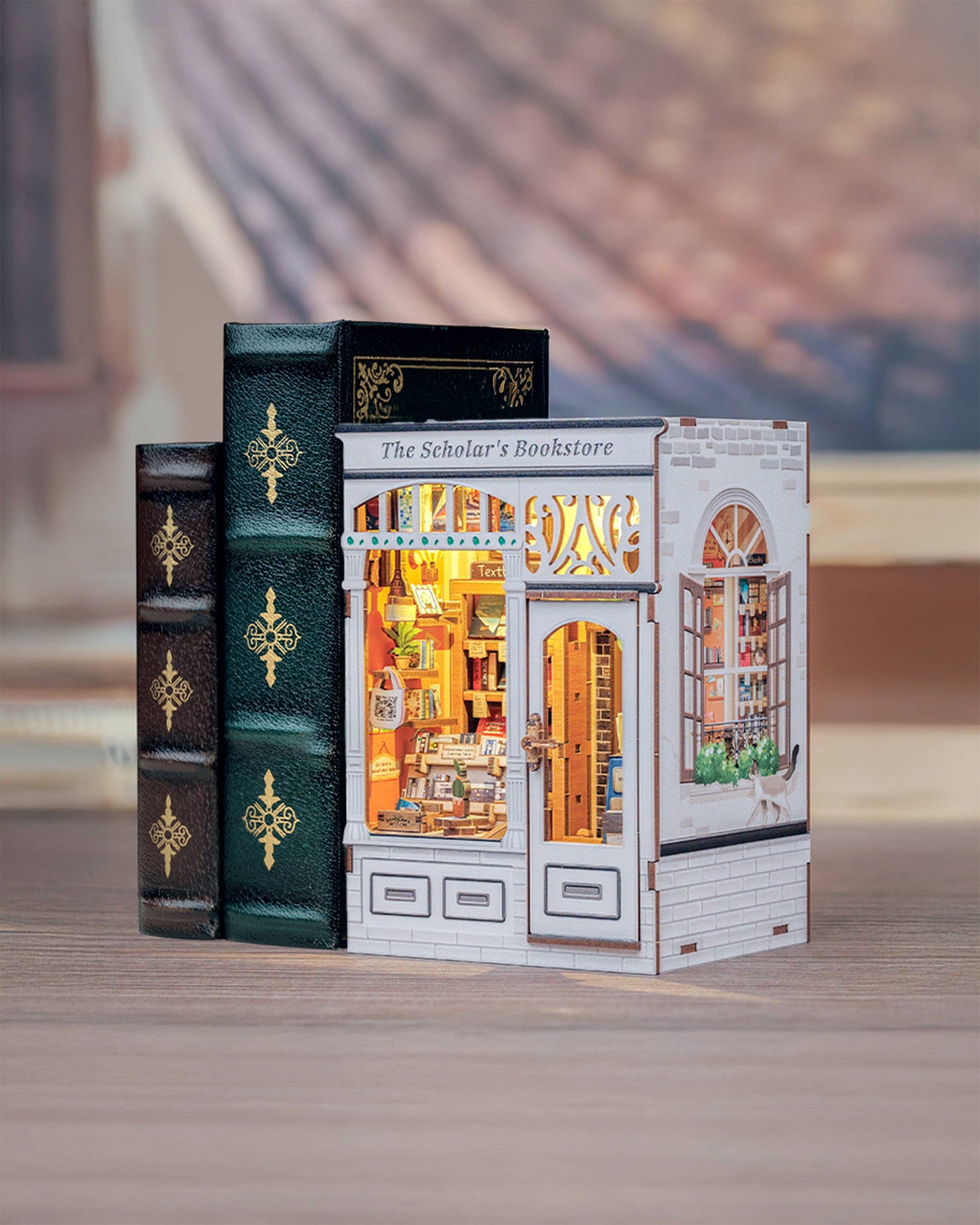 DIY Book Nook Kit: The Scholar's Bookstore