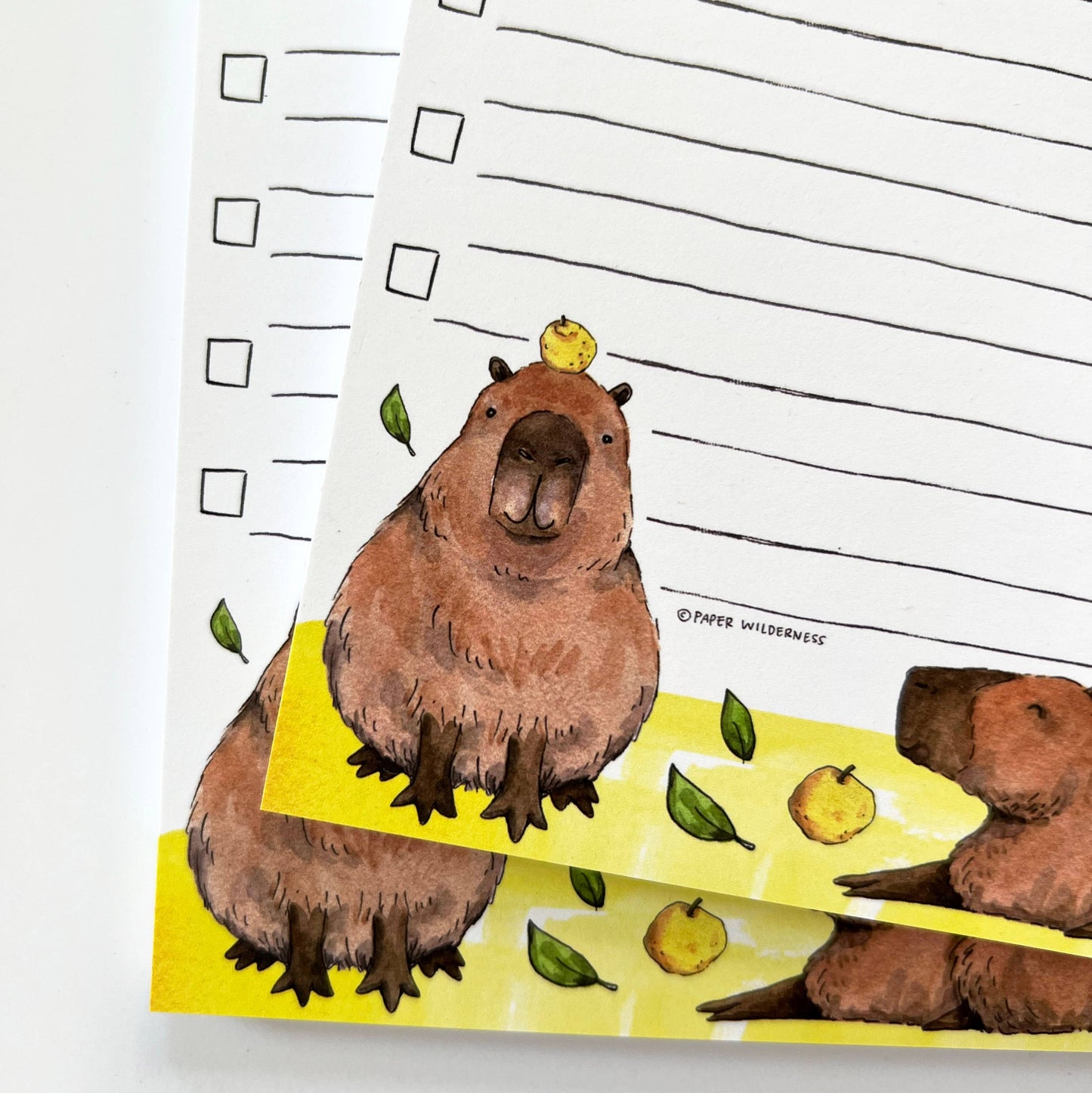"Don't Worry Be Capy" Capybara To-Do List Notepad