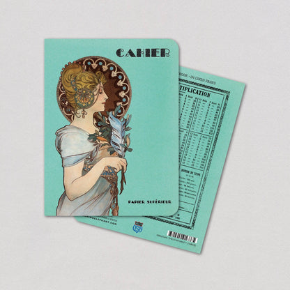 Mucha - Vintage-Style French Notebook