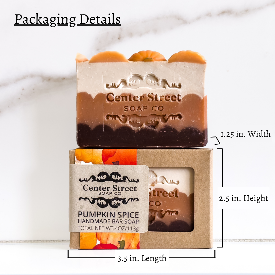 "Pumpkin Spice" Halloween Handmade Bar Soap