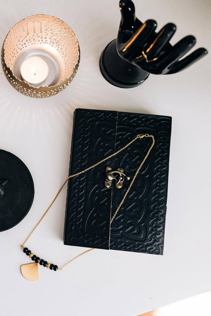 Intertwining Ideas Leather Journal