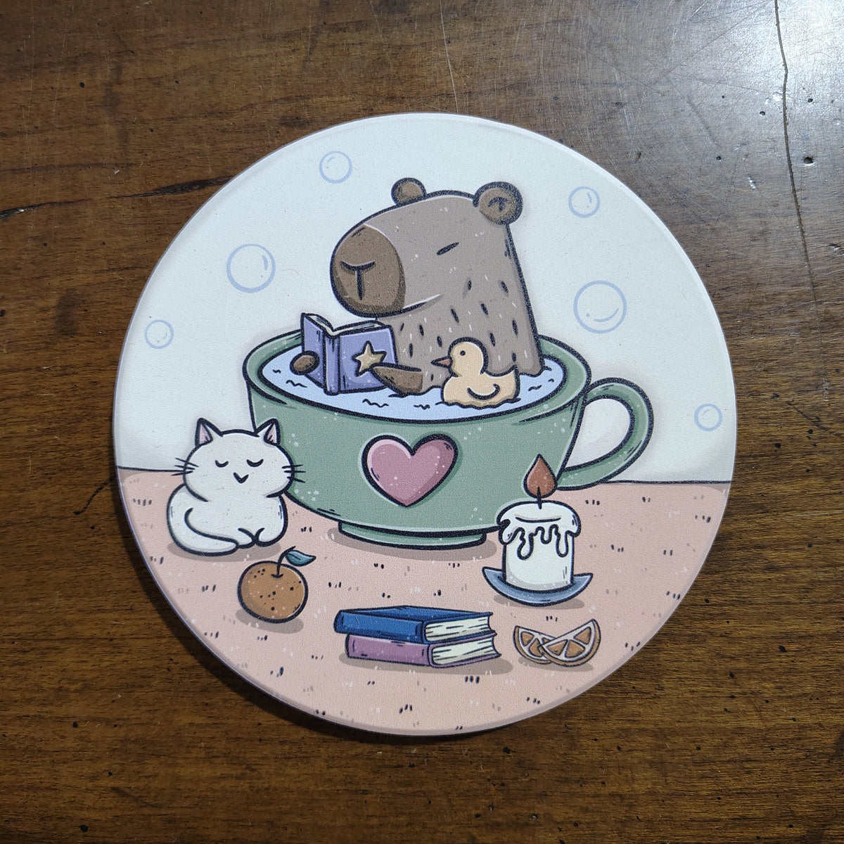 Teacup Capybara Coaster