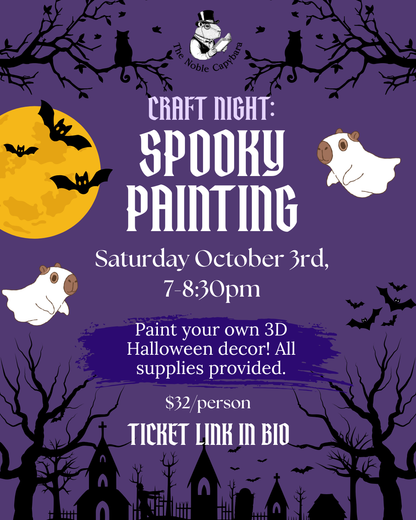 Craft Night: Spooky Painting - October 3rd