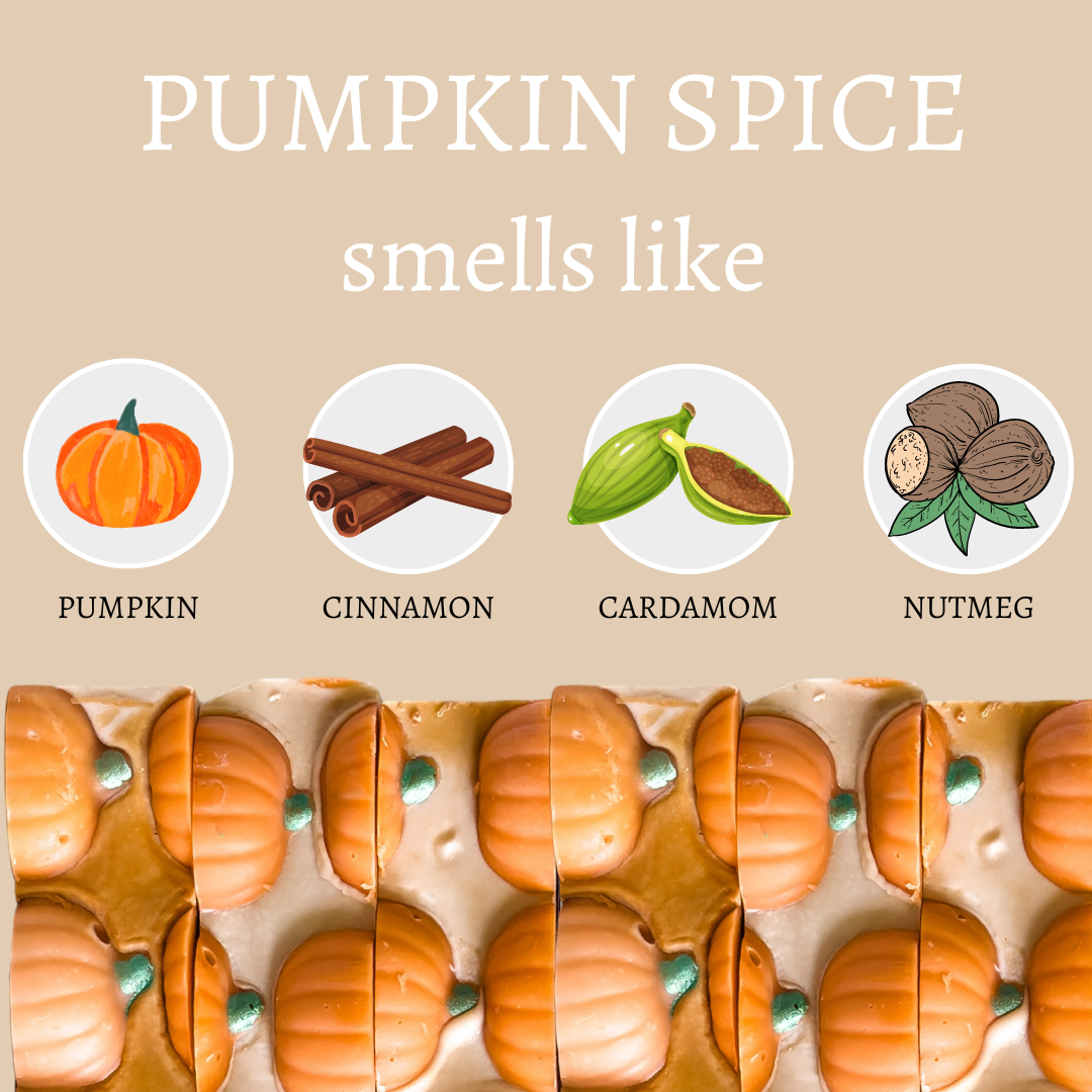 "Pumpkin Spice" Halloween Handmade Bar Soap