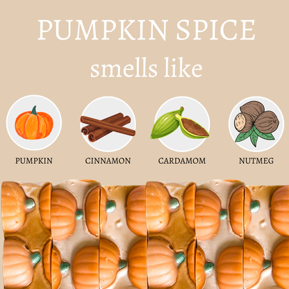 "Pumpkin Spice" Halloween Handmade Bar Soap