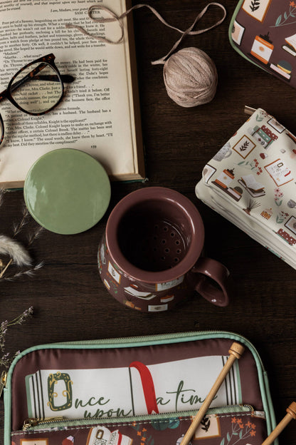 Book Nook Tea Infuser Mug