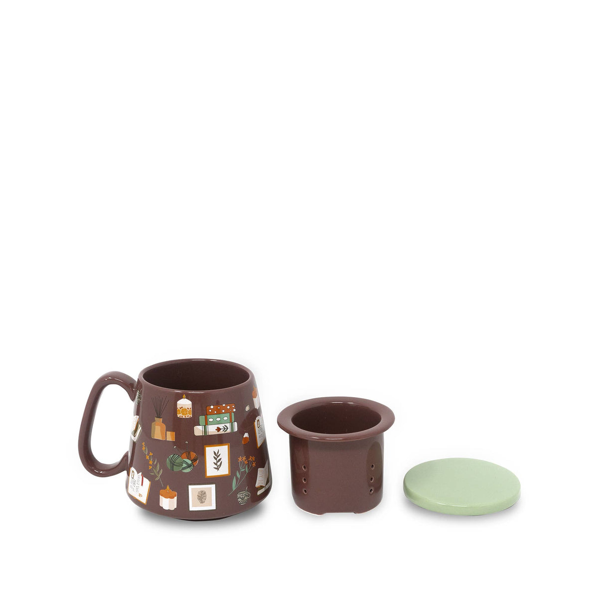 Book Nook Tea Infuser Mug