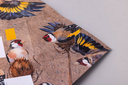 Golden Flight Pigeon Folding Letter Set (Pack of 6)