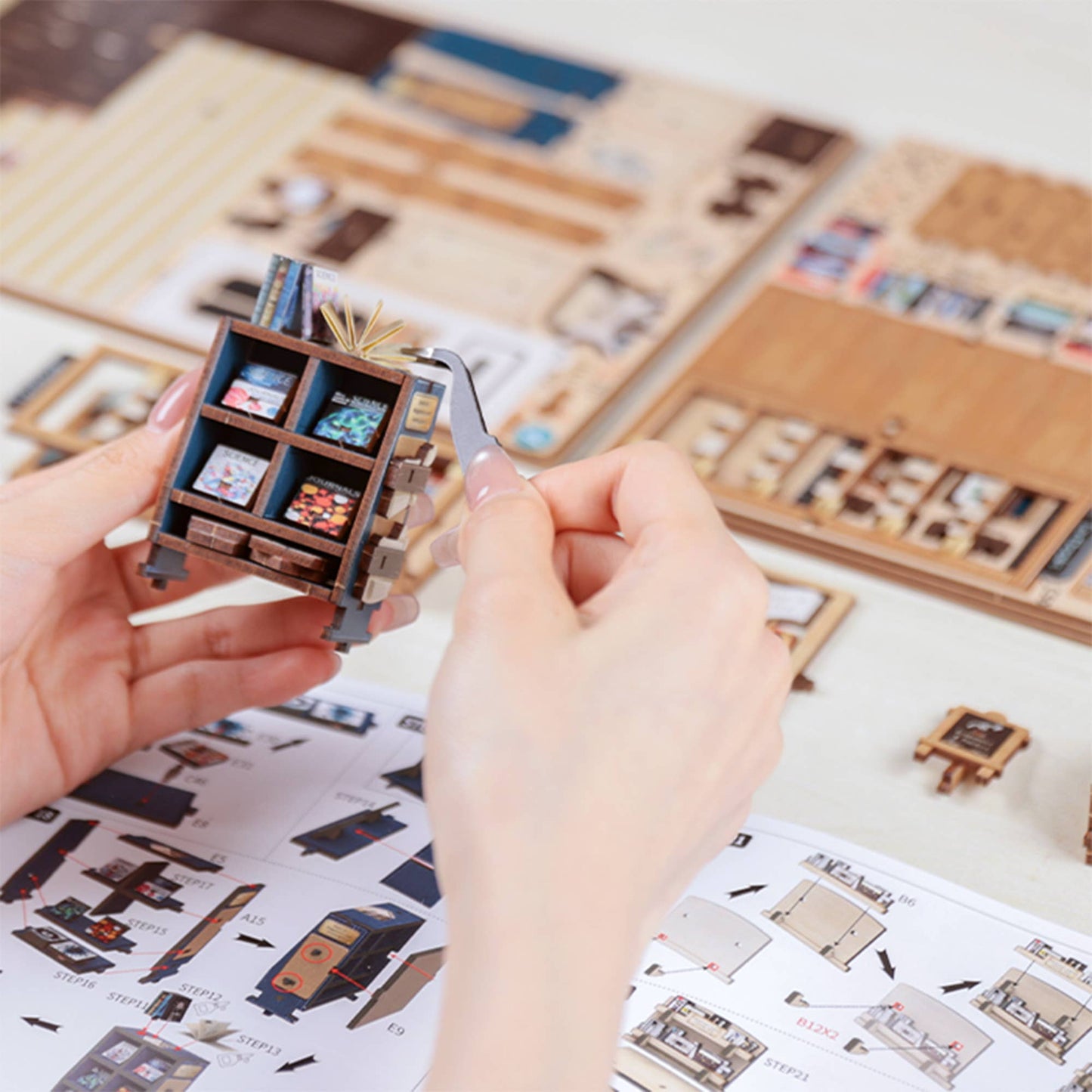 DIY Book Nook Kit: The Scholar's Bookstore