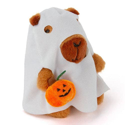 8" Halloween Ghost Capybara Glow-in-the-Dark Plush
