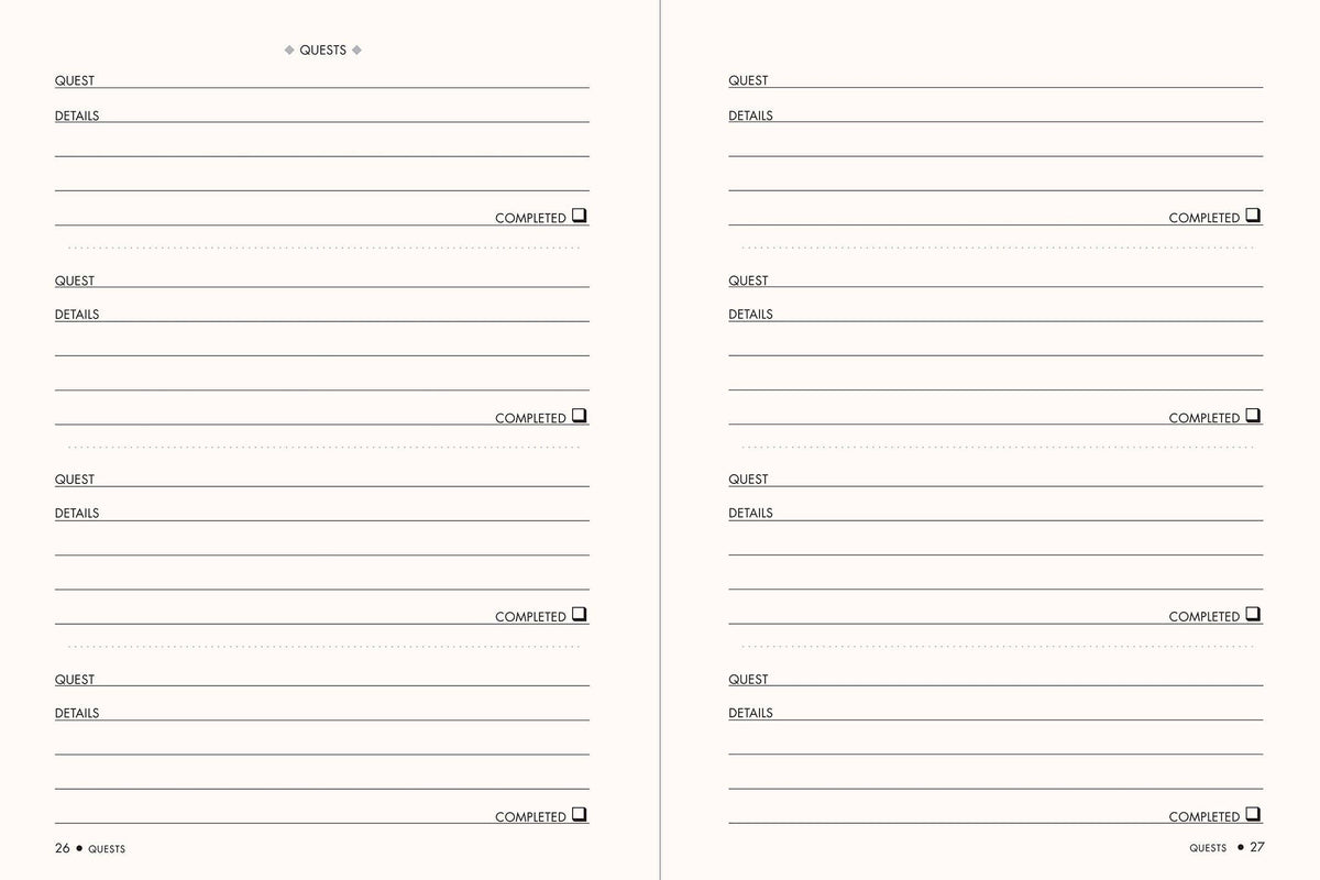 RPG Campaign Journal