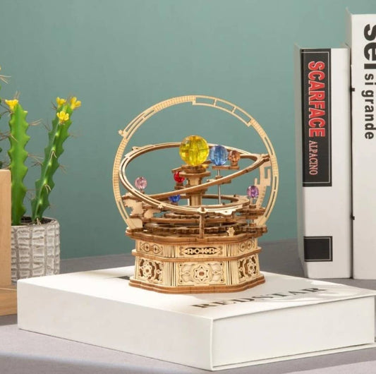 DIY Mechanical Music Box 3D Puzzle: Starry Night