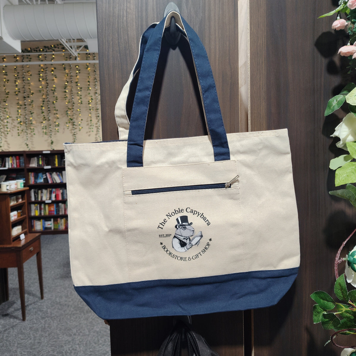 The Noble Capybara Tote with Pocket