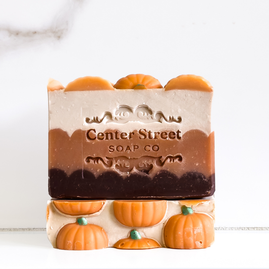 "Pumpkin Spice" Halloween Handmade Bar Soap