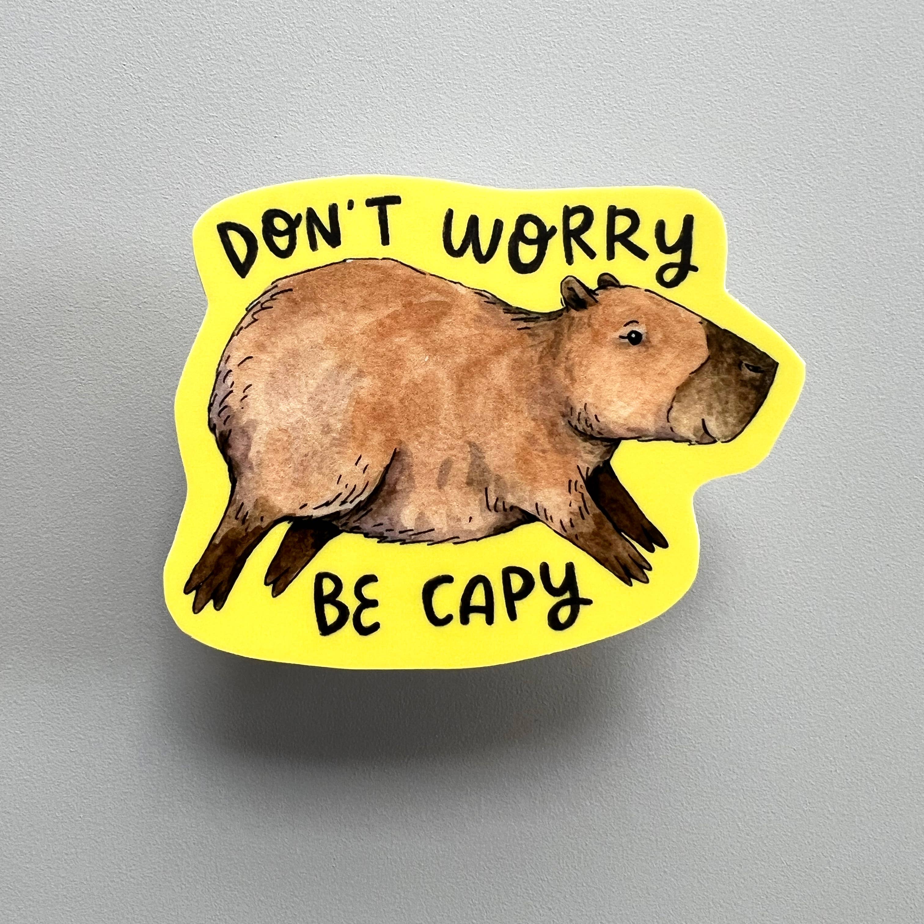 Capybarea Sticker