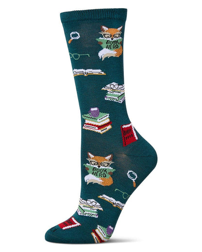 Book Nerd Bamboo Crew