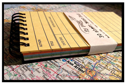 Vintage Library Card Memo Pad