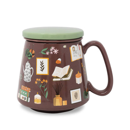 Book Nook Tea Infuser Mug