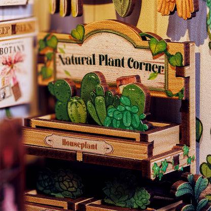 DIY Book Nook Kit: Green Life Bookshop