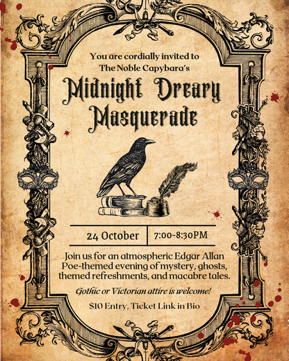 Midnight Dreary Masquerade - October 24th